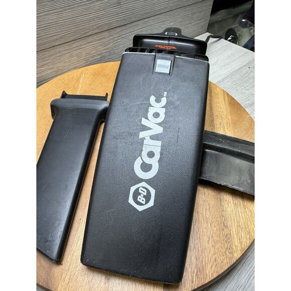 VTG Black & Decker CarVac 9510 12 Volt Car Vacuum Sweeper Black Portable - Picture 4 of 8